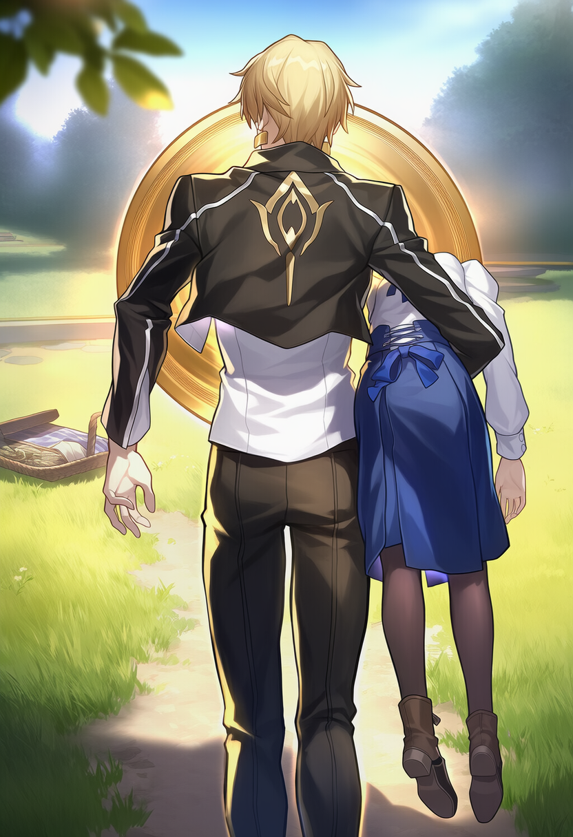 Saber Captured by Gilgamesh